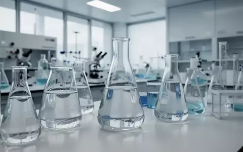 Nahaufnahme von Labor-Glasgeräten in einer sterilen Forschungsumgebung, die den molekularbiologischen Kontext symbolisiert. - Foto: über boerse-global.de