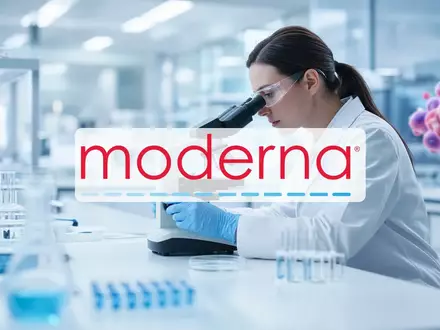 Abstrakte Darstellung moderner biotechnologischer Forschung und medizinischer Innovation in einem Labor - Foto: über boerse-global.de