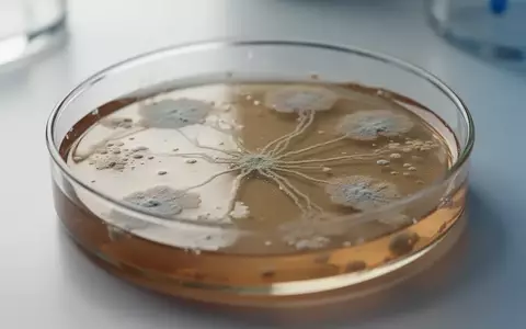 Nahaufnahme einer Petrischale mit mikrobiellen Kulturen auf einem sterilen Labortisch. - Foto: über boerse-global.de