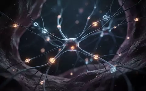 Abstrakte Darstellung neuronaler Signalwege und biologischer Kommunikationsprozesse in einer dunklen, organischen Umgebung. - Foto: über boerse-global.de