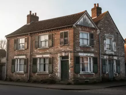 Die Fassade eines traditionellen Wohnhauses in sanftem Tageslicht. - Foto: über boerse-global.de