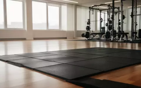 Ein heller, moderner Sportraum mit Holzboden und hochwertigen Fitnessgeräten in einer ruhigen, minimalistischen Umgebung. - Foto: über boerse-global.de