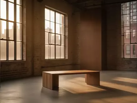 Ein minimalistisch eingerichteter, lichtdurchfluteter Wohnraum in einem New Yorker Loft bei Tageslicht. - Foto: über boerse-global.de