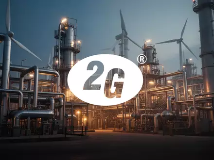 Moderne industrielle Anlage zur Energieerzeugung in atmosphärischer Beleuchtung als Symbol für den Energiesektor. - Foto: über boerse-global.de