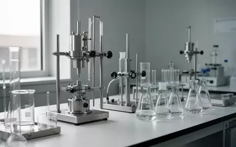Sterile Laborumgebung mit wissenschaftlichen Glasgeräten und Edelstahl-Laborausrüstung in einem hellen, klinischen Raum. - Foto: über boerse-global.de