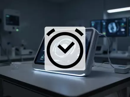 Abstraktes, hochwertiges Bild eines medizinischen Sensors in einer modernen Laborumgebung zur Darstellung von Medizintechnik. - Foto: über boerse-global.de