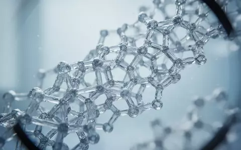 Abstrakte, kristalline Protein-Strukturen unter einem Mikroskop in einer sterilen Laborumgebung. - Foto: über boerse-global.de
