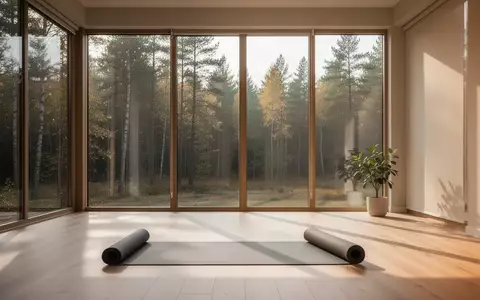 Ein heller, ruhiger Therapieraum mit Blick in den Wald, der eine entspannte und heilsame Atmosphäre vermittelt. - Foto: über boerse-global.de