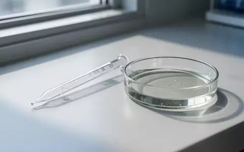 Laborausrüstung wie Pipette und Petrischale auf einem sauberen weißen Untergrund in einer hellen, minimalistischen Umgebung. - Foto: über boerse-global.de