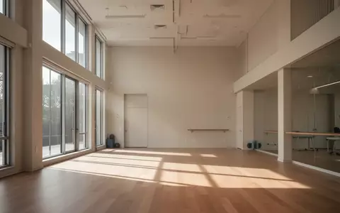 Ein minimalistisch gestalteter, lichtdurchfluteter Raum für Physiotherapie mit Holzboden und neutralen Farben. - Foto: über boerse-global.de