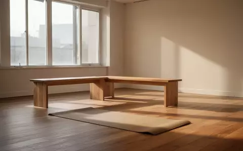 Ein lichtdurchfluteter, minimalistischer Therapieraum mit Holzboden und einer Yogamatte in ruhiger, natürlicher Atmosphäre. - Foto: über boerse-global.de