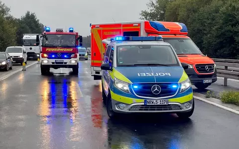 FW Hünxe: Verkehrsunfall auf der BAB 3 - Foto: presseportal.de
