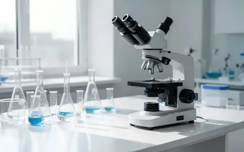 Ein steriles, helles Laborumfeld mit medizinischen Instrumenten und Glasgeräten auf einem weißen Tisch. - Foto: über boerse-global.de