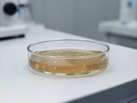 Eine Petrischale mit Nährboden in einem modernen mikrobiologischen Labor. - Foto: über boerse-global.de