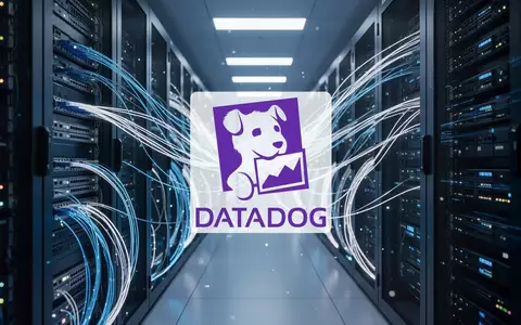 Modernes Rechenzentrum mit leuchtenden Glasfaserkabeln als Symbol für Cloud-Infrastruktur und digitale Datenverarbeitung. - Foto: über boerse-global.de