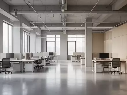 Ein minimalistischer, moderner Arbeitsraum mit klaren architektonischen Linien und natürlichem Licht, der Ordnung und Struktur symbolisiert. - Foto: über boerse-global.de