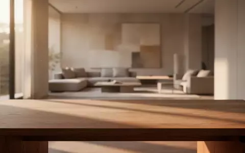 Ein minimalistischer, moderner Arbeitsbereich mit weichem Morgenlicht und klaren architektonischen Linien ohne technische Geräte. - Foto: über boerse-global.de