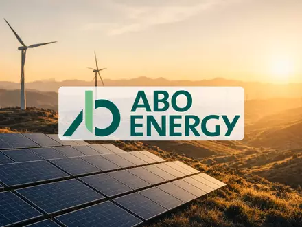 Moderne Windkraftanlagen und Solarpaneele in einer sonnigen Landschaft als Symbol für Erneuerbare Energien. - Foto: über boerse-global.de