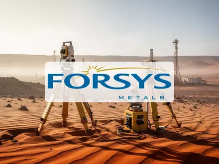 Industrielle Explorationsanlage in einer sonnendurchfluteten Wüstenlandschaft bei der geologischen Untersuchung. - Foto: über boerse-global.de