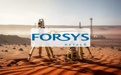 Industrielle Explorationsanlage in einer sonnendurchfluteten Wüstenlandschaft bei der geologischen Untersuchung. - Foto: über boerse-global.de
