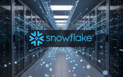 Abstrakte Darstellung einer modernen Cloud-Infrastruktur mit leuchtenden Glasfaserkabeln und Server-Technologie. - Foto: über boerse-global.de