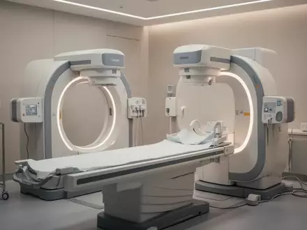 Ein steriler, modern gestalteter medizinischer Untersuchungsraum mit professioneller Diagnostik-Ausstattung. - Foto: über boerse-global.de
