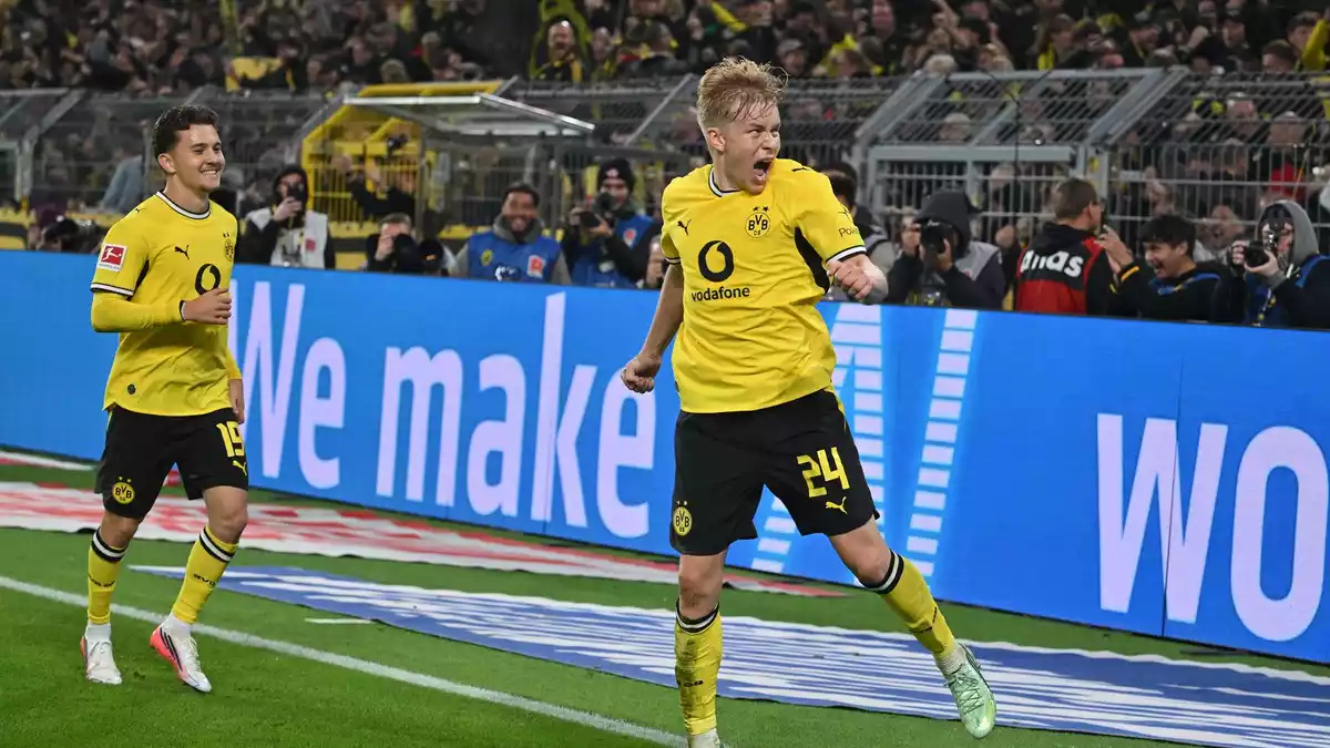 Brachte den BVB in der 80. Minute in Führung: Daniel Svensson.  - Bild: Bernd Thissen/dpa