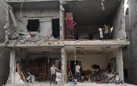 Zuletzt hat Israels Armee ihre Luftangriffe zudem wieder verstärkt.  - Foto: Jehad Alshrafi/AP/dpa