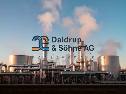 Moderne Geothermie-Anlage bei Sonnenaufgang, die erneuerbare Energien und industrielles Wachstum symbolisiert. - Foto: über boerse-global.de