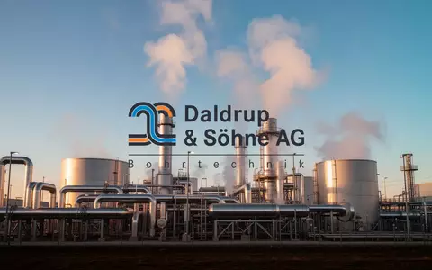 Moderne Geothermie-Anlage bei Sonnenaufgang, die erneuerbare Energien und industrielles Wachstum symbolisiert. - Foto: über boerse-global.de