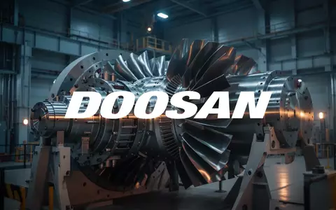 Moderne Industriegasturbine in einem Kraftwerk, symbolisiert den internationalen Export von Energietechnologie. - Foto: über boerse-global.de