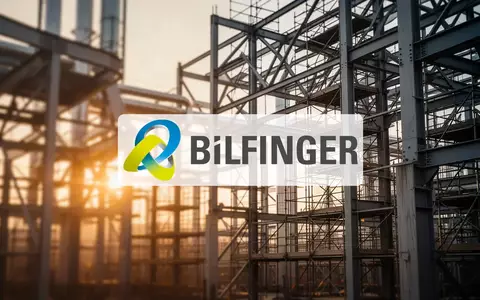 Abstrakte Aufnahme moderner Industriestrukturen und Stahlträger bei goldenem Licht, die industrielle Effizienz symbolisiert. - Foto: über boerse-global.de
