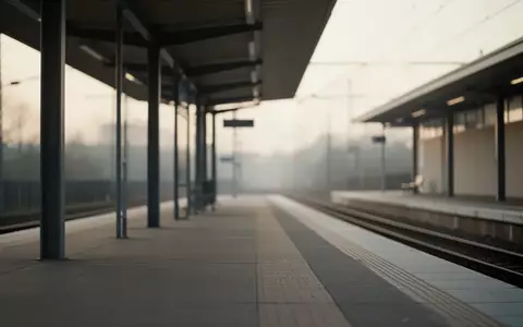 Ein leerer Bahnsteig in den frühen Morgenstunden bei natürlichem Licht. - Foto: über boerse-global.de