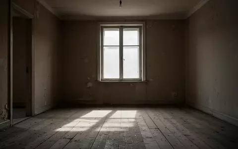 Ein karger, leerer Wohnraum mit abgenutztem Holzboden und einfallendem Licht, der die Atmosphäre von finanzieller Knappheit vermittelt. - Foto: über boerse-global.de
