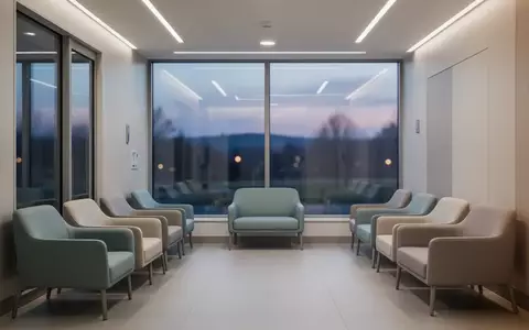 Ein heller, moderner Wartebereich in einer medizinischen Einrichtung mit ruhiger Atmosphäre. - Foto: über boerse-global.de