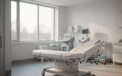Ein heller, moderner und steriler Behandlungsraum in einer Klinik mit Tageslichteinfall. - Foto: über boerse-global.de