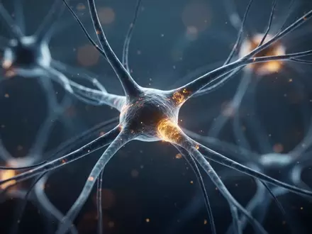 Mikroskopische Aufnahme neuronaler Netzwerke und synaptischer Verbindungen im menschlichen Gehirn. - Foto: über boerse-global.de