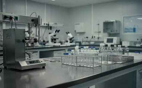 Ein steriles, modernes medizinisches Labor mit glänzenden Edelstahloberflächen und medizinischen Geräten. - Foto: über boerse-global.de