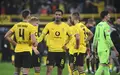 Felix Nmecha (M) und Borussia Dortmund haben gegen Werder Bremen spät zwei Punkte verschenkt.  - Foto: Bernd Thissen/dpa