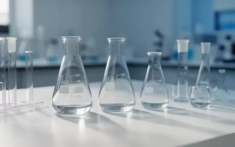 Laborumgebung mit Glasgefäßen und wissenschaftlicher Ausrüstung in einer klinischen, hellen Atmosphäre. - Foto: über boerse-global.de