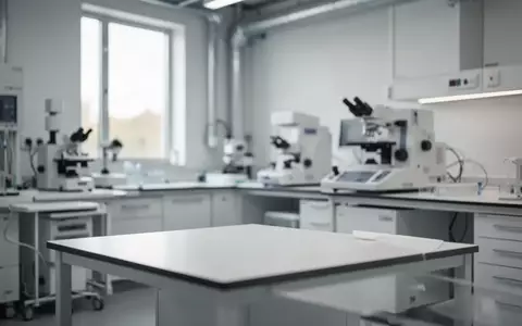 Ein minimalistischer, heller Untersuchungsraum in einem modernen medizinischen Labor mit präziser Diagnosetechnik. - Foto: über boerse-global.de
