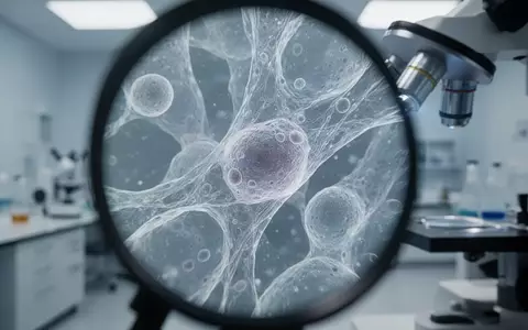 Mikroskopische Aufnahme von biologischem Zellgewebe zur Veranschaulichung der zellulären Alterungsprozesse. - Foto: über boerse-global.de