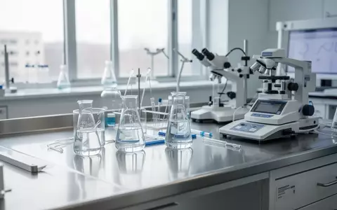 Ein steriler Labortisch in einem universitären Forschungslabor mit zahnmedizinischen Analysegeräten und Glasgefäßen. - Foto: über boerse-global.de