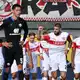Jubel beim VfB Stuttgart: Jeff Chabot brachte die Schwaben in Paderborn in Führung. - Bild: Swen Pförtner/dpa