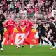 Skarke (M) stand erstmals in der Startelf. - Bild: Soeren Stache/dpa
