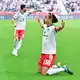 Lässt sich nach seinem Tor zum 1:0 feiern: Yussuf Poulsen.   - Bild: Uwe Anspach/dpa