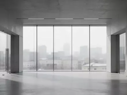 Ein minimalistisches, modernes Interieur eines Finanzgebäudes mit großen Glasfronten und neutralem Lichteinfall. - Foto: über boerse-global.de