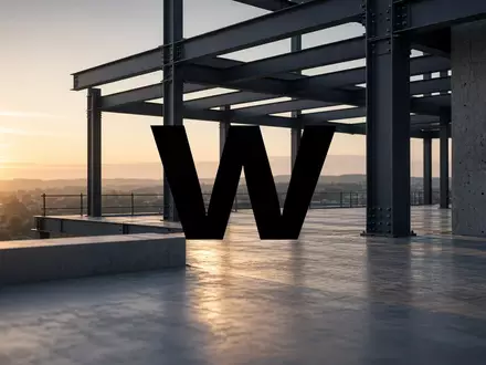 Moderne Architektur und Bauelemente bei Sonnenaufgang als Symbol für die Bauindustrie. - Foto: über boerse-global.de