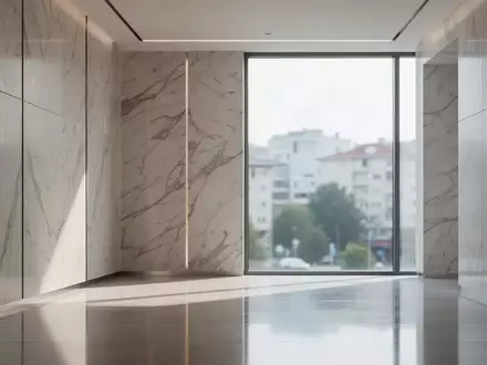 Ein minimalistisches, modernes Regierungsgebäude mit klaren Linien und natürlichem Licht, das durch ein großes Fenster fällt. - Foto: über boerse-global.de