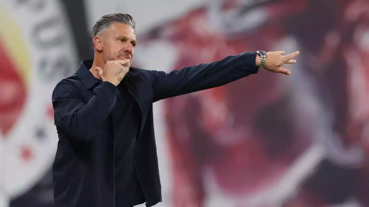 RB-Trainer Martin Demichelis stellte seine Mannschaft perfekt ein. - Bild: Jan Woitas/dpa